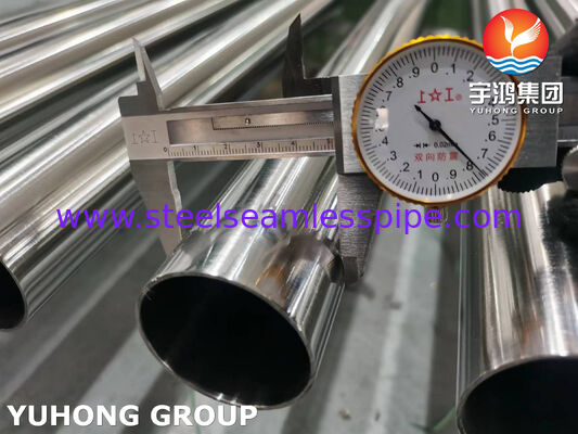 Sanitärröhre ASTM A270 TP316L aus Edelstahl nahtloses helles gegießtes Rohr für die Bierindustrie