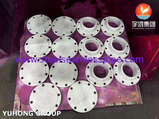 ASME SA182 F304 Austenitische geschmiedete Flansche aus Edelstahl für industrielle Rohrleitungen, die der ASME-Norm B16.5 entspricht