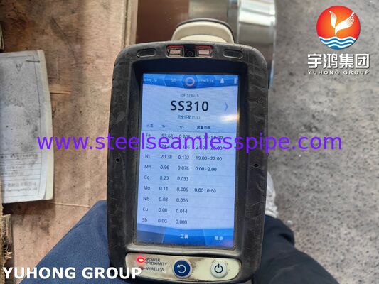 ASTM A182 F310 Schweißhals geschmiedete Edelstahlflansche für Rohrleitungen mit hoher Temperatur und hohem Druck