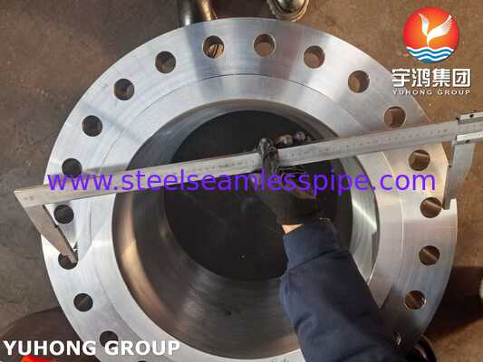 ASME SA105 / SA105N Schmiedeflansch aus Kohlenstoffstahl für industrielle Rohrleitungssysteme