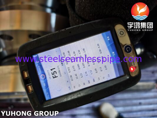 ASTM A182 F51 BL RF Flansche, Duplex-Fläche aus Edelstahl mit erhöhter Blindwand