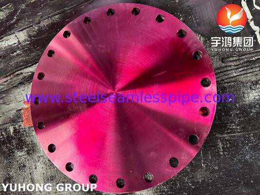 ASTM A182 F55 Super-Duplex-Stählblindflansche mit erhöhter Fläche Klasse 150 bis 1500