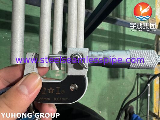 Edelstahl ASTM A269 TP316L Nahtloses Rohr für Kondensator, gebeizt und geglüht