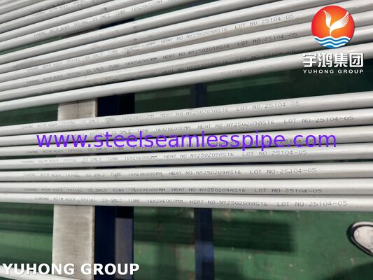 Edelstahl ASTM A269 TP316L Nahtloses Rohr für Kondensator, gebeizt und geglüht