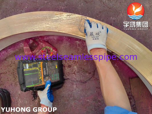 ASTM B171 / ASME SB171 C70600 Kupfernickelring CuNi 90/10 geschmiedeter Ring