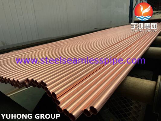 ASTM B111 C12200 nahtloses (Smls) Rohr, hochwertiges nahtloses Rohr aus Kupferlegierung