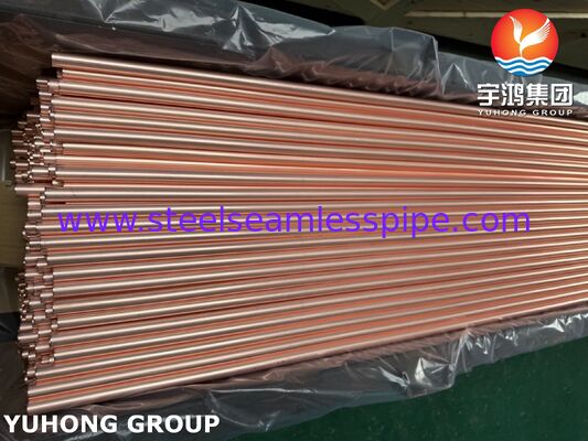 ASTM B111 C12200 nahtloses (Smls) Rohr, hochwertiges nahtloses Rohr aus Kupferlegierung