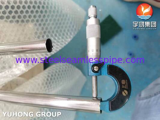 ASME SA249 Blank geglühte Edelstahl 304 Schweißrohr für Destillierkolben, 3/4" 20BWG