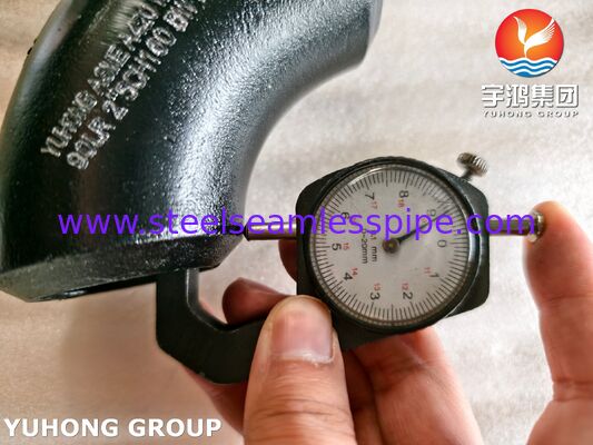 ASME SA420 Güte WPL6 Tieftemperatur-Kohlenstoffstahl-Fitting LTC Stumpfschweißnaht 90-Grad-Bogen