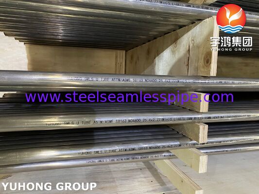 Nickellegierungsstahl U-Bogen Wärmetauscherrohr Monel400 ASME SB163 N04400