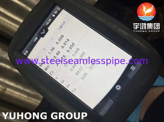 Schwarz beschichtetes nahtloses legiertes Stahlrohr ASTM A335 P9 für Überhitzer und Wiedererhitzer