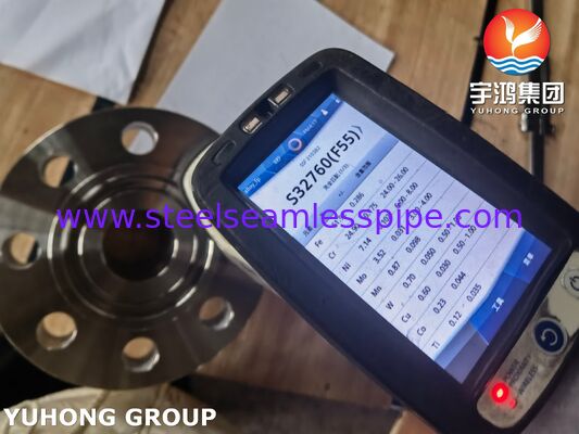 ASTM A182 F55 S32760 Schweißhalsflansche RTJ EN 1.4501 X2CrNiMoCuWN25-7-4