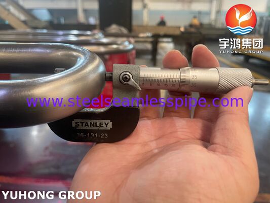 ASME SB163 Monel 400 Kupfernickellegierung Nahtlose U-Bogenröhre, TEMA-Wärmetauscher, Schal und Rohrwärmetauscher Anwendung