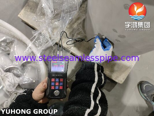 Großformatige Stumpfschweiß-Rohrformstücke, ASTM A403 WP347-WX Gleichstück für korrosive Flüssigkeiten B16.9