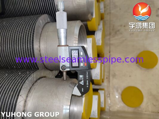 HFW-Finnenrohre aus Edelstahl ASTM A312 TP347H für Abwärmekessel