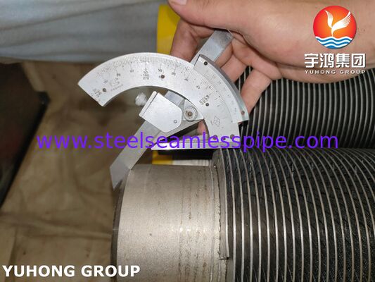 HFW-Finnenrohre aus Edelstahl ASTM A312 TP347H für Abwärmekessel