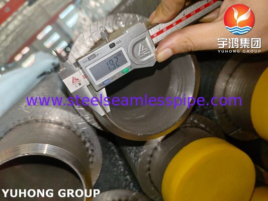 HFW-Finnenrohre aus Edelstahl ASTM A312 TP347H für Abwärmekessel