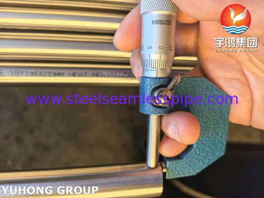 ASTM A249 / ASME SA249 TP316 Schweißrohr für Wärmetauscher mit niedrigem bis mittlerem Druck und allgemeine Fluidtransportsysteme