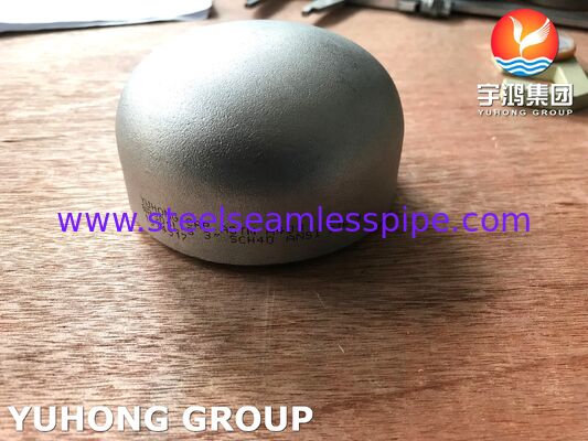 Kondensator-Wärmetauscher der Kappen-Kolben-Schweißungs-Installations-B16.9 ASTM A403 WP304L