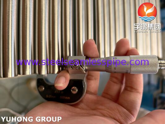 Nickel und Nickellegierung Nahtlose Rohre Kondensator- und Wärmetauscherrohre ASTM B163 N08810 ASTM B163 UNS N08800, UNS N08810, UNS N08811, UNS N08825