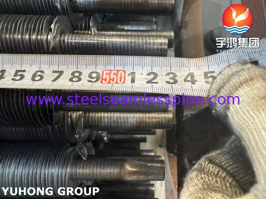 AL1060 Aluminium-L-Fuß-Wund-Finnenröhre auf ASTM A179 Basisrohr