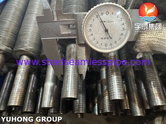 AL1060 Aluminium-L-Fuß-Wund-Finnenröhre auf ASTM A179 Basisrohr