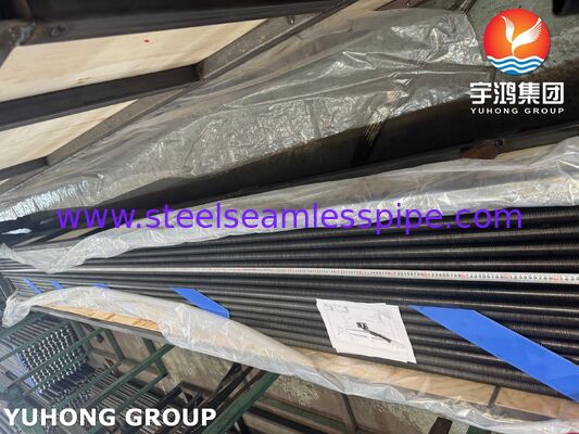 AL1060 Aluminium-L-Fuß-Wund-Finnenröhre auf ASTM A179 Basisrohr