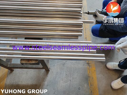 Brillend gegrilltes, geschweißtes Rohr aus Edelstahl, ASTM A249 TP316L
