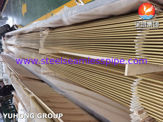 ASME SB111 C68700 Arsenal-Aluminium-Brass U-Bend-Nasslosröhre mit Impingement-Angriff