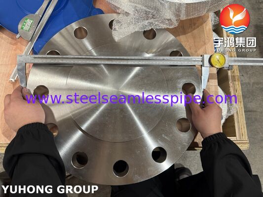 ASTM A182 F51 Duplex 2205 Blindflansch ASME B16.5 BLRF Flansch Duplex-Stahlflansch