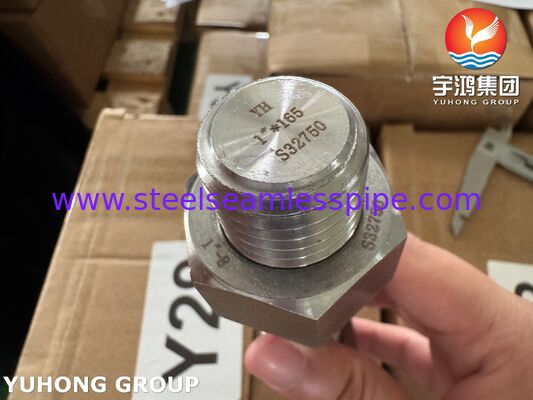 Super Duplex Schrauben ISO4017 S32205 2205 Duplex Stahl Sechskantschraube Mutter Unterlegscheibe