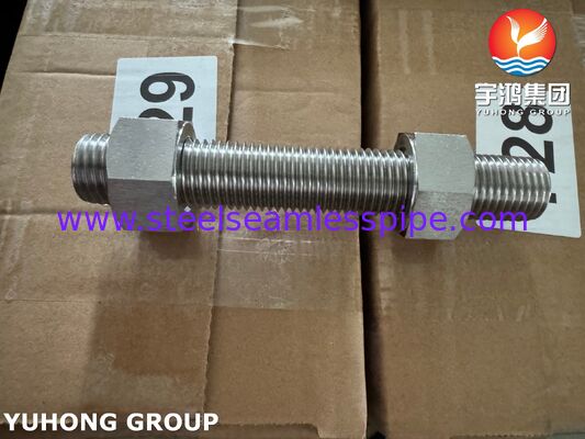 Super Duplex Schrauben ISO4017 S32205 2205 Duplex Stahl Sechskantschraube Mutter Unterlegscheibe