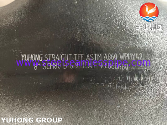 ASTM A860 WPHY 42 Kohlenstoffstahl Gerade-Tie ASME B16.9 Stahl Buttweld-Rohrverbindungen