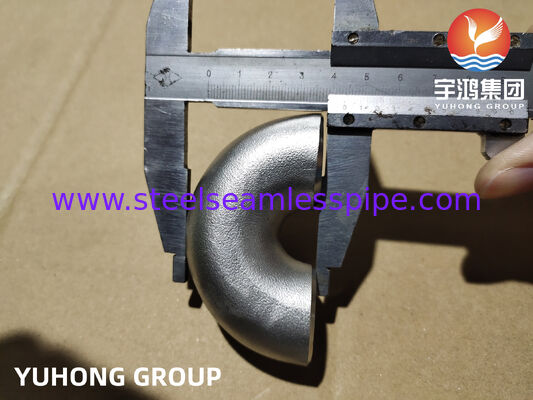 ASTM B366 HASTELLOY C22 UNS N06022 Niedriges C-Ni-Mo-Cr-Legierungsschmieden 180° SR-Winkelrücklaufbogen