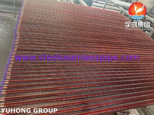 ASTM B111 C70600 Extrudierte Rippenrohre für Schiffswärmetauscher