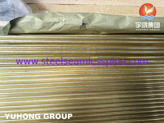 ASTM B111 C44300 Admiralty Brass Seamless Tube for Heat Exchanger & Condenser