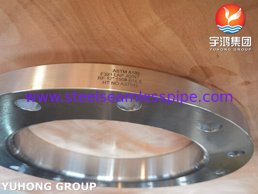 ASTM A182 F321 Lap Joint Flange LTF Flange EN 1.4541 / 08Х18Н10Т Flanzen aus Edelstahl