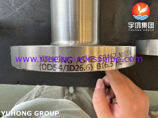 ASME SB462 UNS N10276 LWN Flansche ASME B16.5 Hastelloy C276 Langschweißhalsflansche