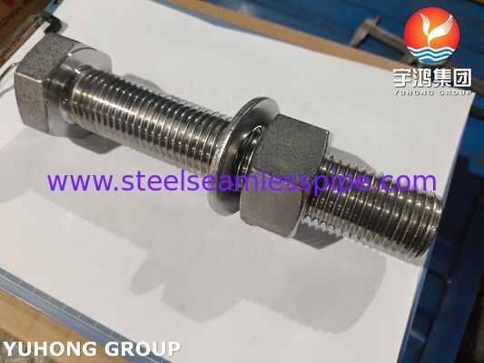 Super Duplex Schrauben ISO4017 S32205 2205 Duplex Stahl Sechskantschraube Mutter Unterlegscheibe