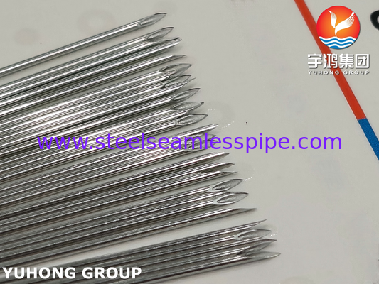 Medical Stainless Steel Injection Needle Tube For Hypodermic ISO9626 SUS304