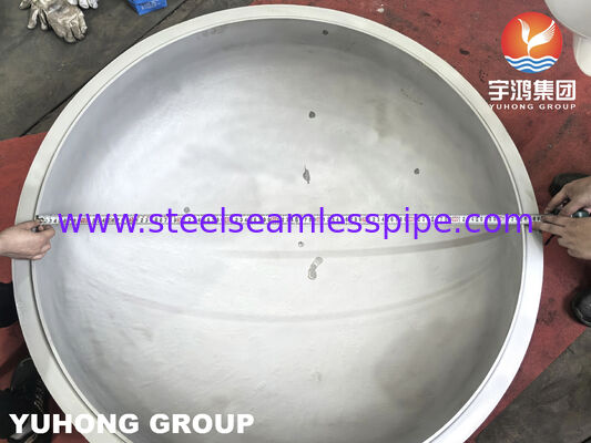 ASTM A240 SS321 Stainless Steel Elliptical Head For Pressure Vessels And Storage Tanks