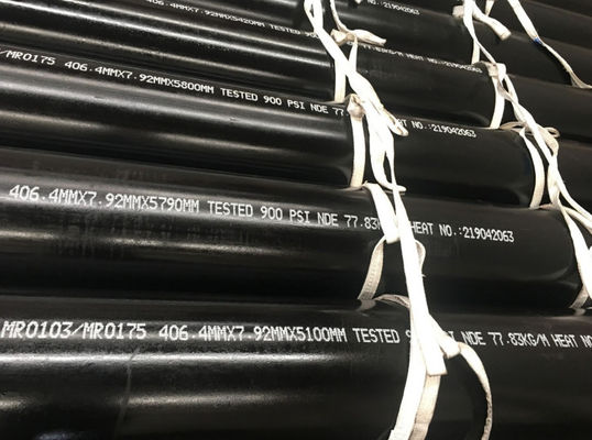 Nahtloses schwarzes Stahlrohr ASTM A106 Gr. B A53 GR.B