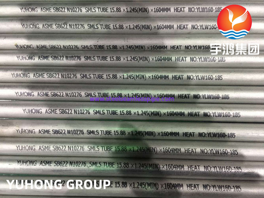 ASME SB622 UNS N10276 Nickellegierte Tube, Hastelloy C276 nahtlose Tube