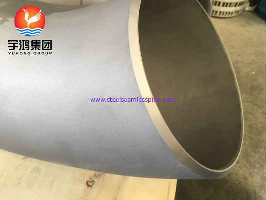 ASTM B366 Monel 400 / UNS N04400 90°-Nickellegierungsstahl Buttweld-Einbau mit Ellenbogen