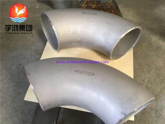 ASTM B366 Monel 400 / UNS N04400 90°-Nickellegierungsstahl Buttweld-Einbau mit Ellenbogen