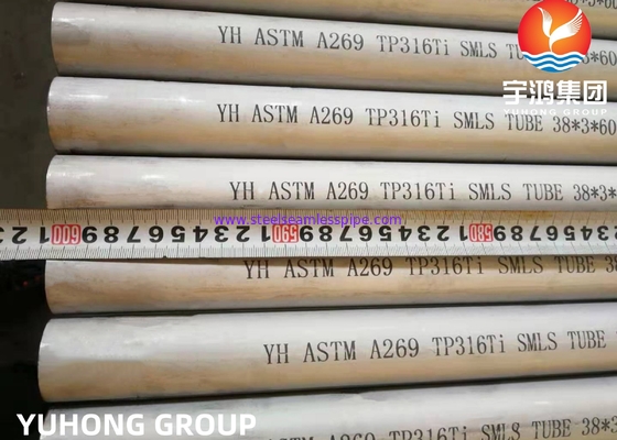 Kaltes Rolld Instrument-helles getempertes Rohr ASTM A269/ASME SA269 TP316Ti TP316L TP304L TP304H