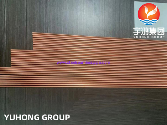 Kohlenstoffstahl Kupfer überzogen Bundy Tube Doppelwand Low Carbon Steel Tube