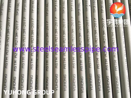 ASTM A213 TP316L S31603 SUS316L Nahtlose Wärmetauscherröhre aus Edelstahl