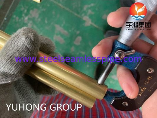 ASTM B111 C68700 nahtloses Kupferlegierrohr für Wärmetauscher-Kondensatoranwendungen