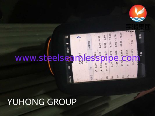 ASTM A213 TP321 nahtloses Rohr aus Edelstahl mit hoher Temperaturfestigkeit und intergranularer Korrosionsbeständigkeit